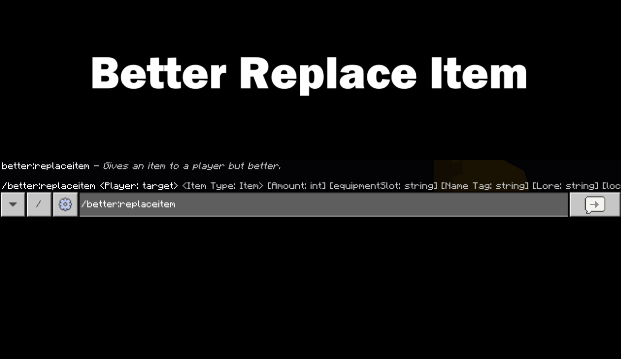 Better Replace Item — screenshot 1
