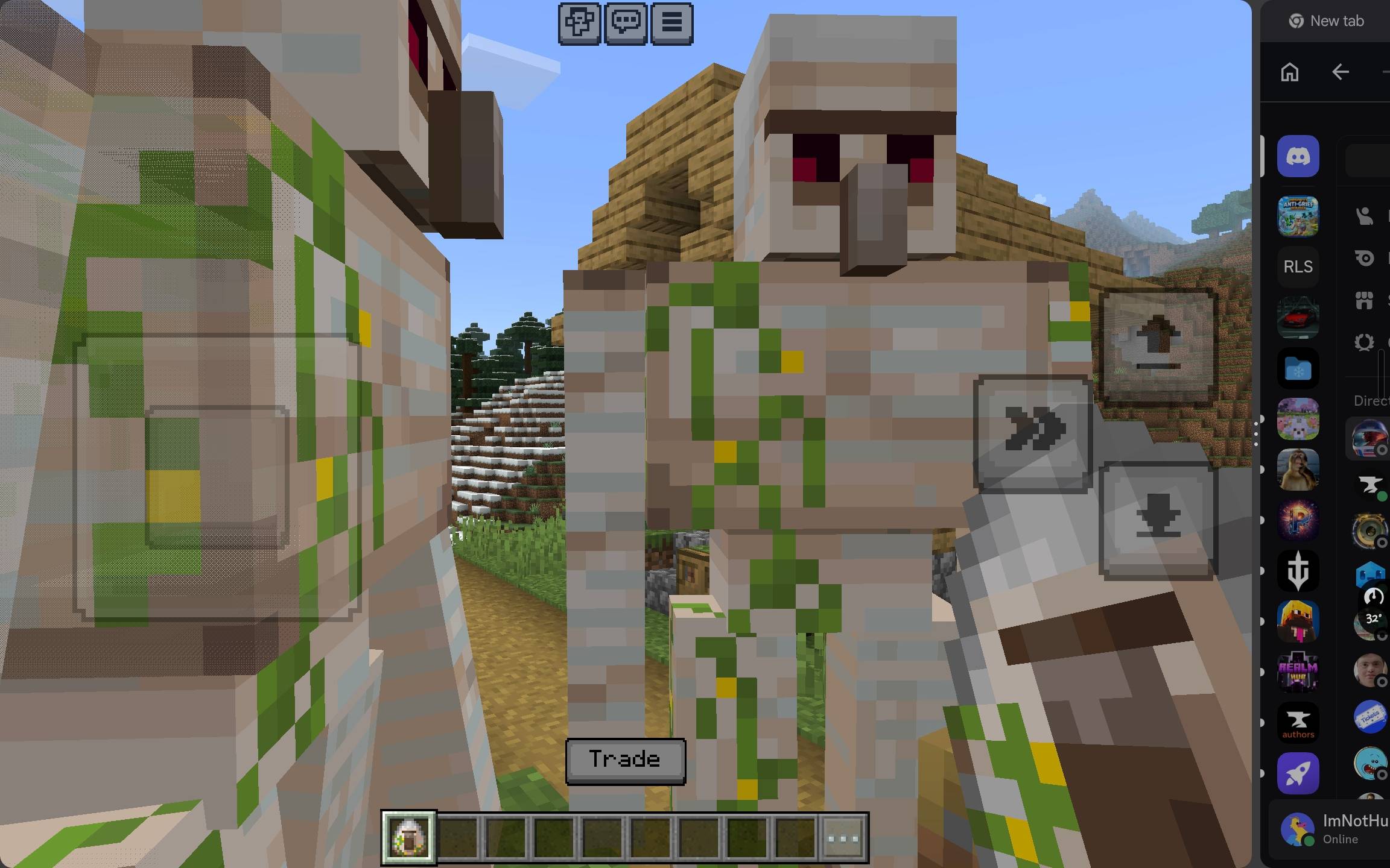 Iron Golem Trade OP Items — screenshot 1