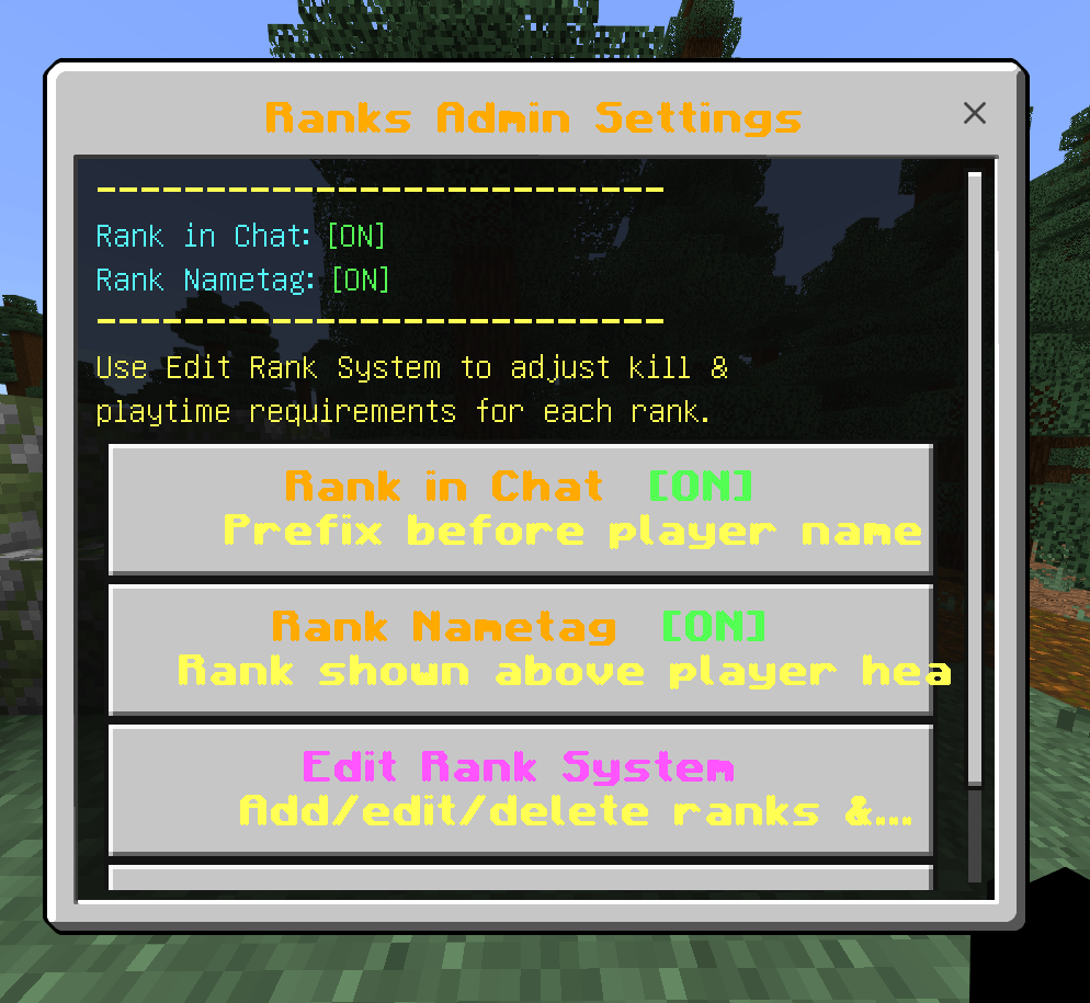 Klockzii's Advanced Ranks Addon! — screenshot 3