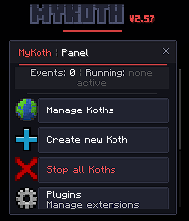 MyKoth — screenshot 1