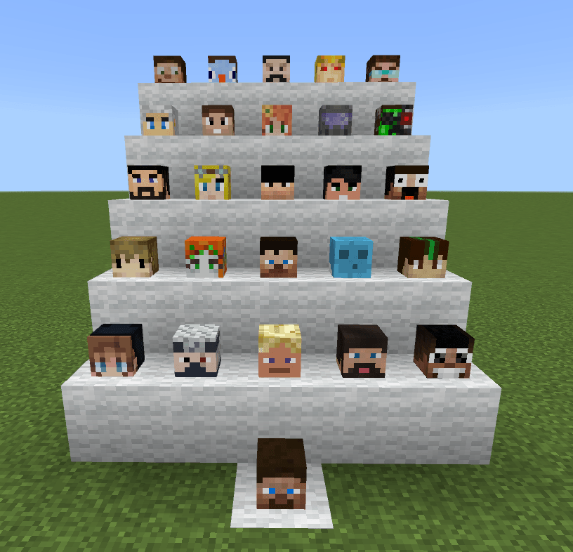 Bedrock Hermit Heads — screenshot 2