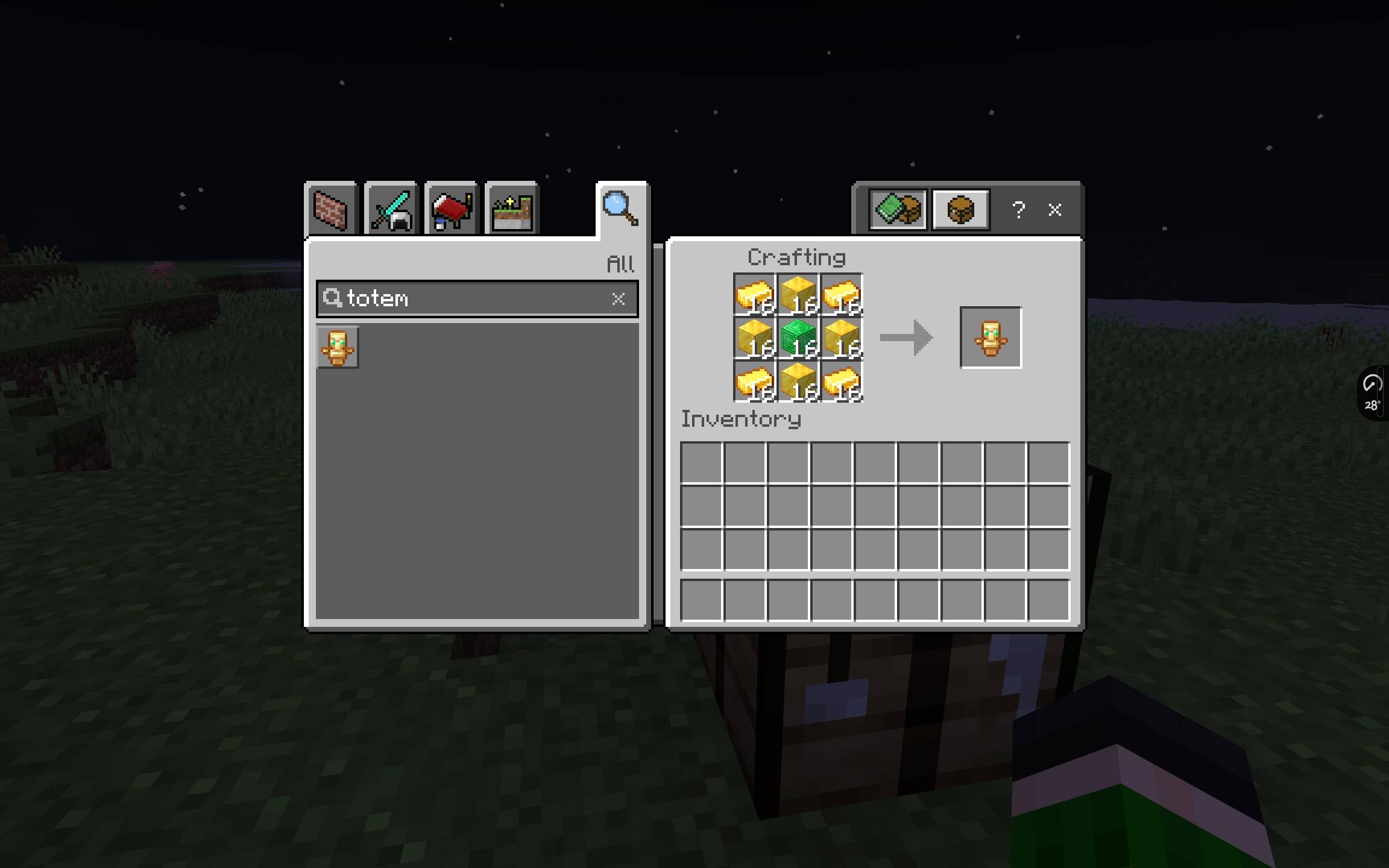 Craftable Totem achievement friendly — screenshot 1