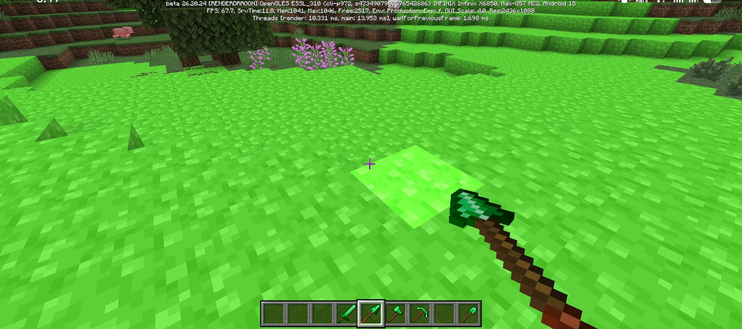 Green Crystal Bedrock — screenshot 2