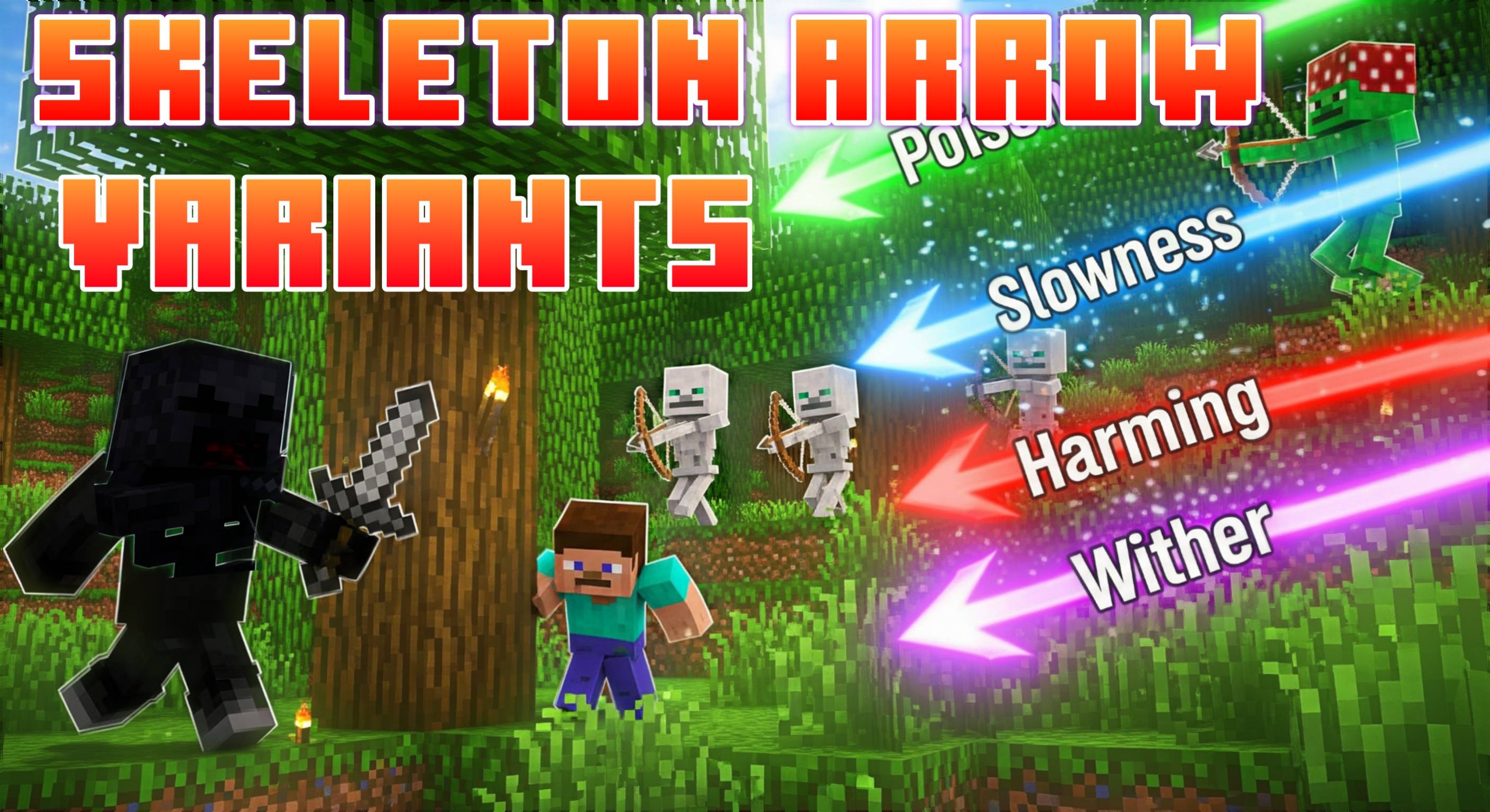 Skeleton Arrow Effect Variants — screenshot 2