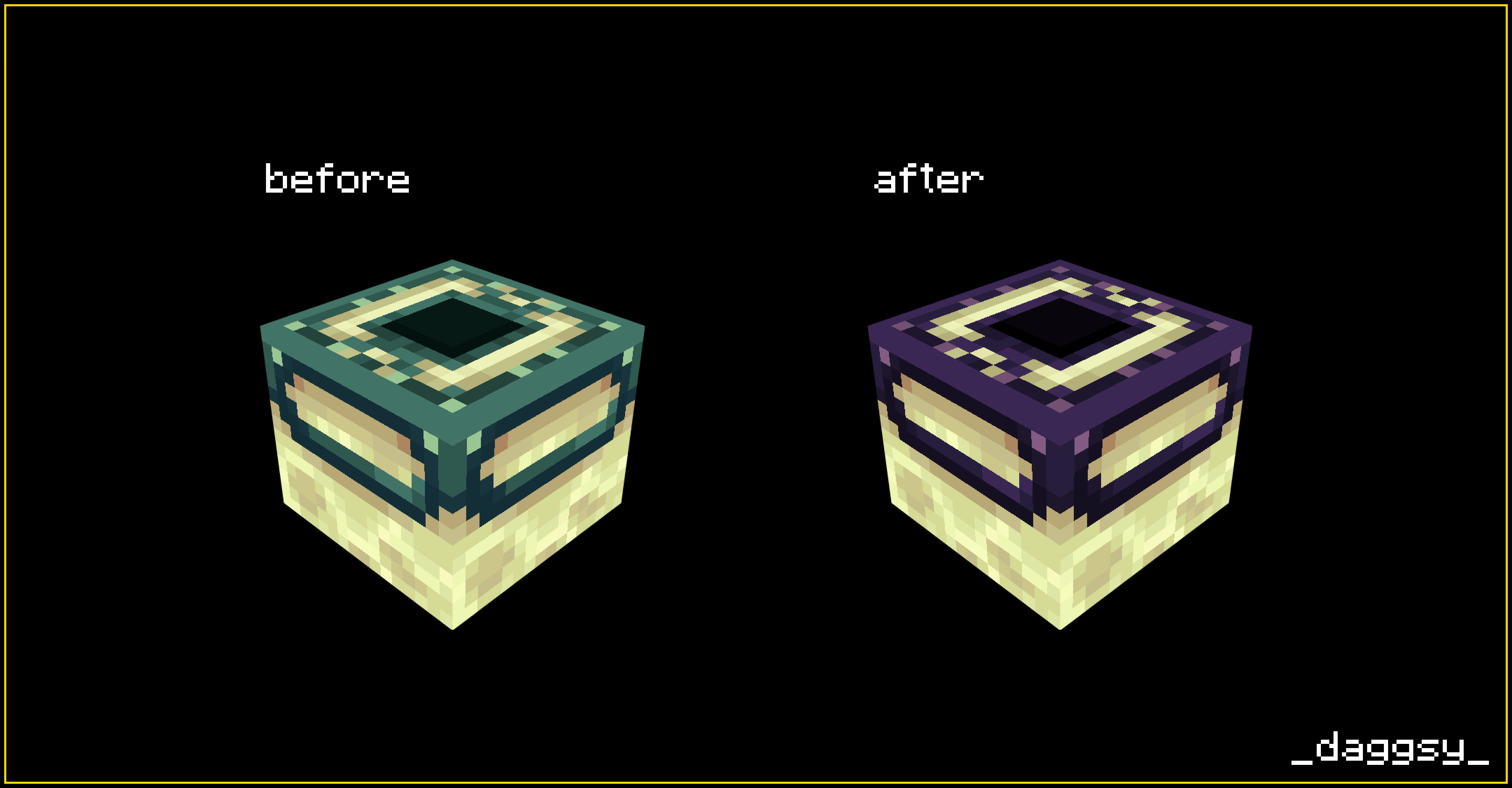 Better End Portal Frame ◦ Bedrock Edition — screenshot 1
