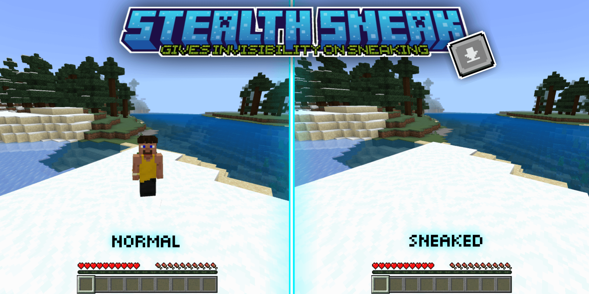 File Packer For Android Stealth Sneak — Minecraft Bedrock Addon Download | MCModsHub