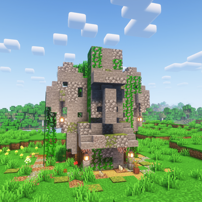 Old Villager Statue Bedrock Port