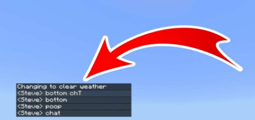 Bottom Chat for Bedrock Edition — screenshot 1