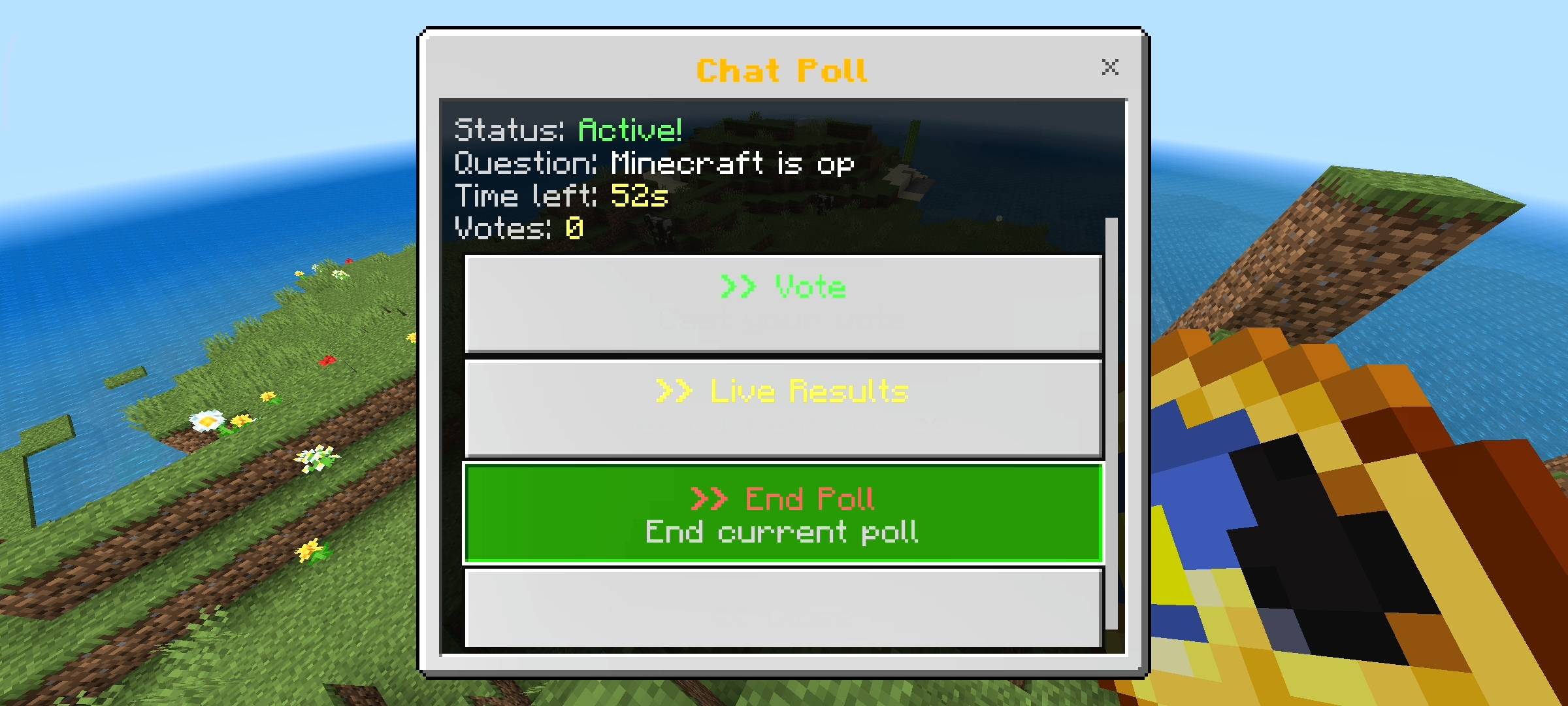 RR Chat Poll - Live Voting System — screenshot 6
