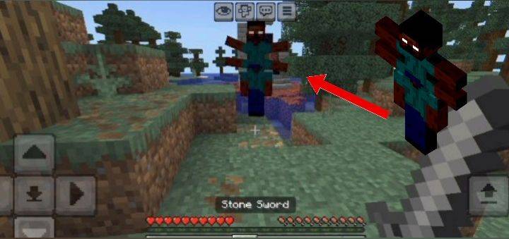 Curse of Herobrine Horror Bedrock Edition Horror Survival + Custom Mobs - Minecraft Addon Full Map — screenshot 3