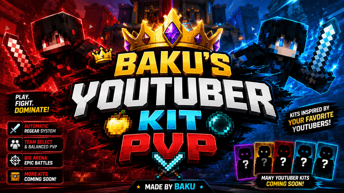 👑 Baku's YouTuber Kit PvP — screenshot 1