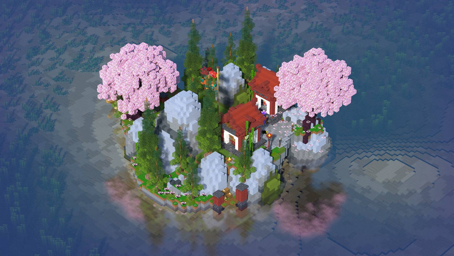 Minecraft Continentnt Map Serene Skywars — Minecraft Bedrock Map Download | MCModsHub