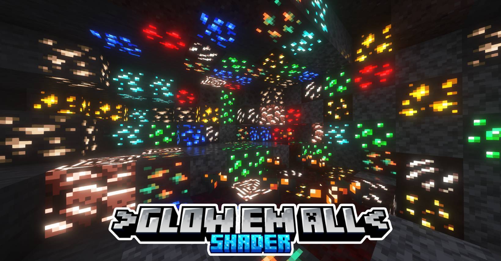 Glow Em All Shader | Glowing Ores — screenshot 1