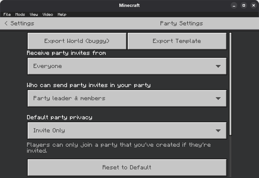 Import/Export Button Unhider v4 for MCPE — screenshot 2