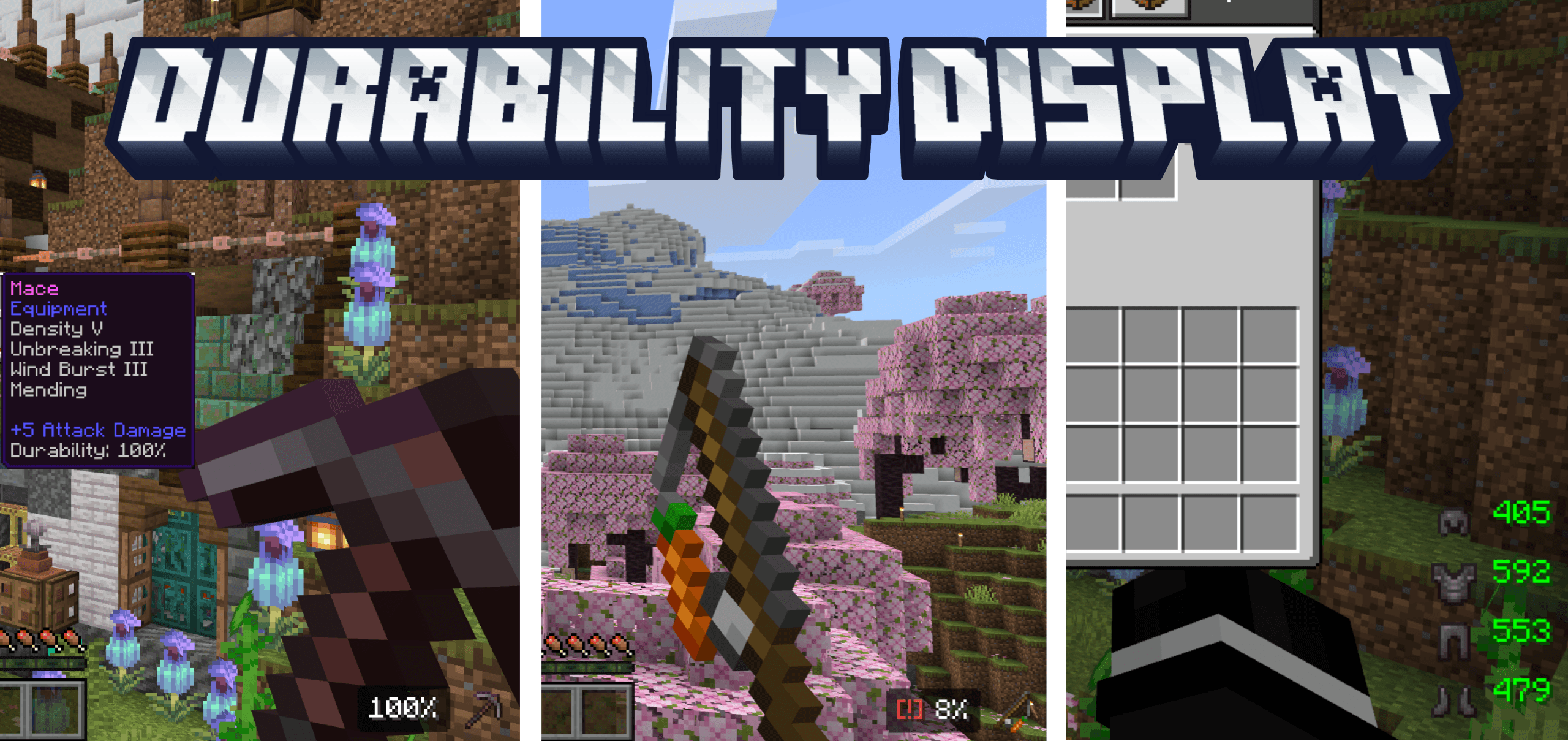 Minecraft Color Code Sheet Durability Display — Minecraft Bedrock Texture Pack Download