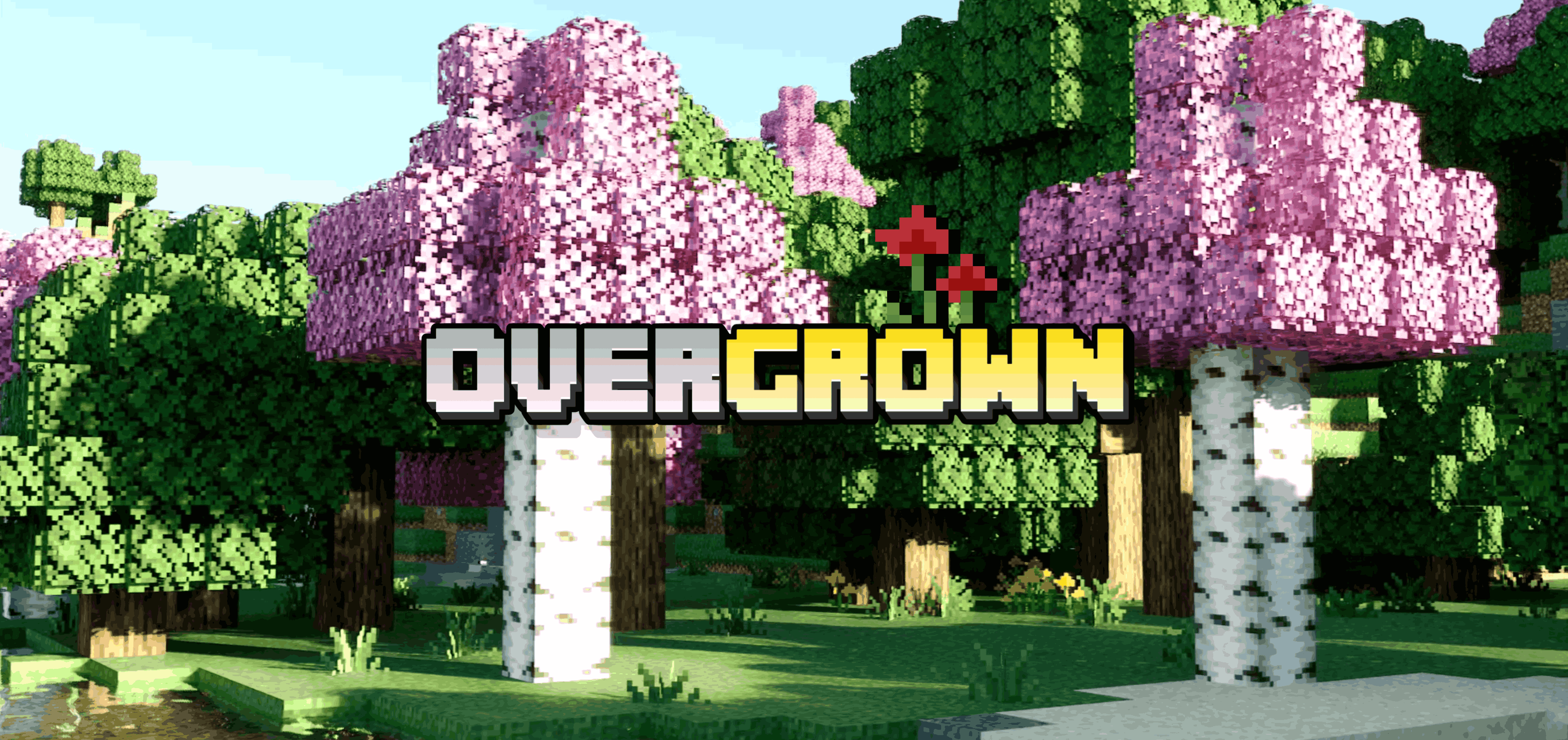 Overgrown |A Nature Overhaul Texture Pack For Bedrock (Rain Update!) — screenshot 1