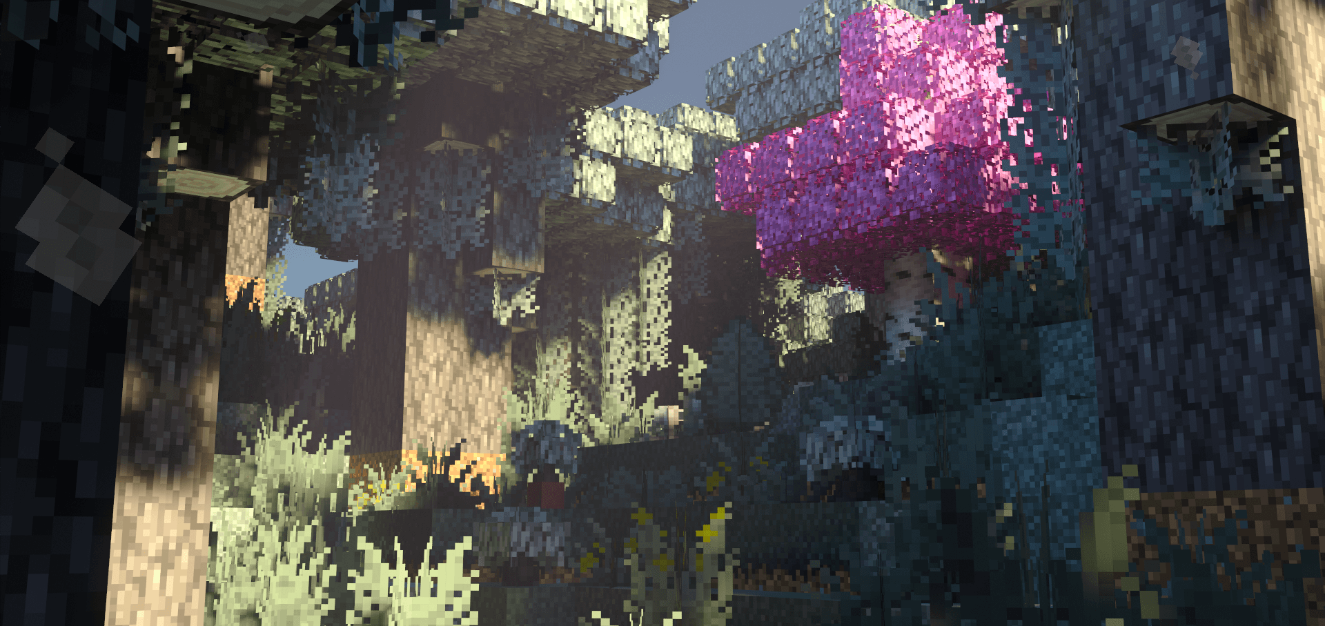 Overgrown |A Nature Overhaul Texture Pack For Bedrock (Rain Update!) — screenshot 2