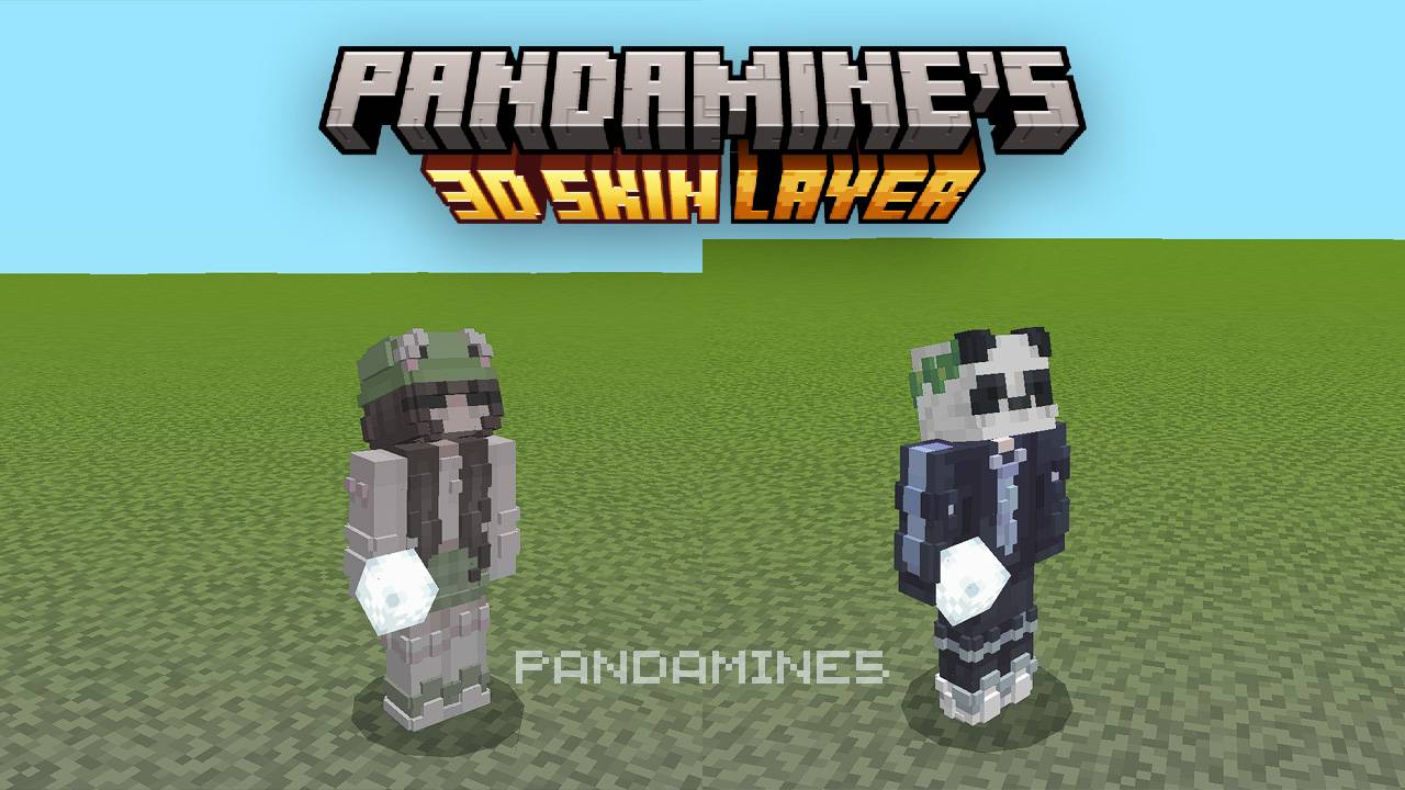 PandaMine's 3D Skin Layer | Skin Layers 3D A&S — screenshot 1