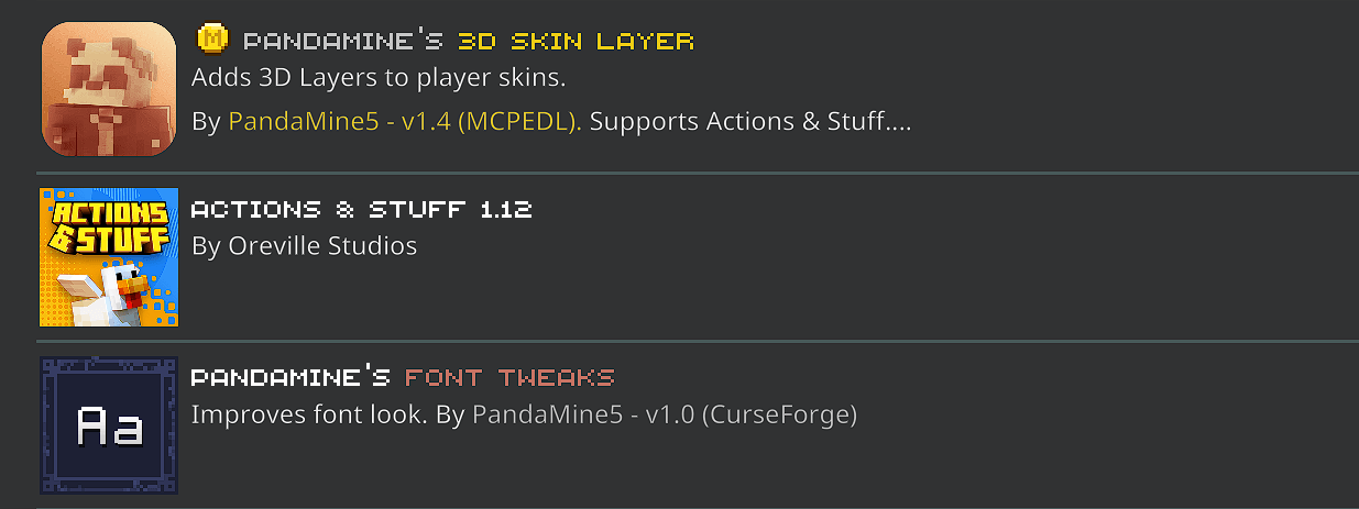 PandaMine's 3D Skin Layer | Skin Layers 3D A&S — screenshot 8