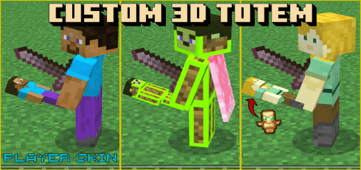 Custom 3D Totem With Player Skin (RP) — screenshot 1