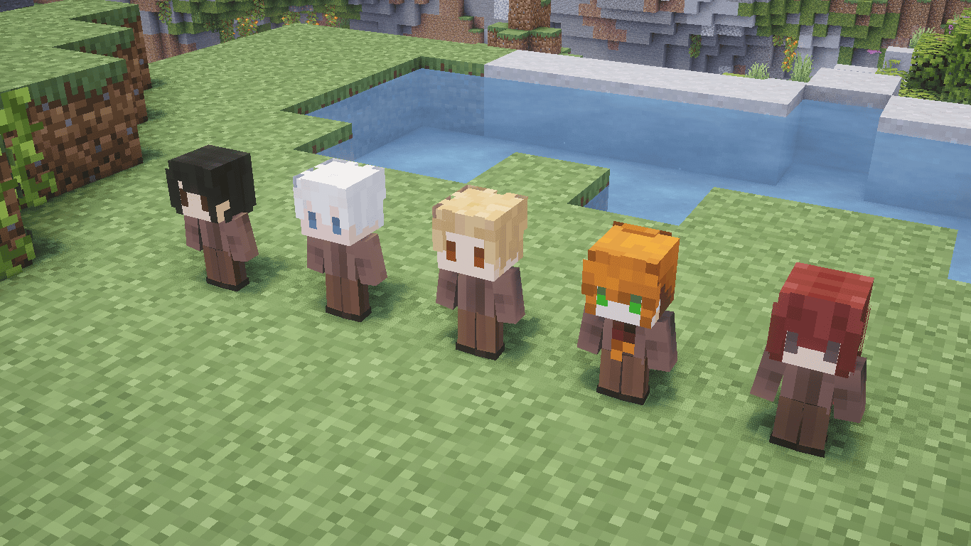[ Bedrock ] Human Era: Villagers & Illagers X Actions n Stuff — screenshot 5