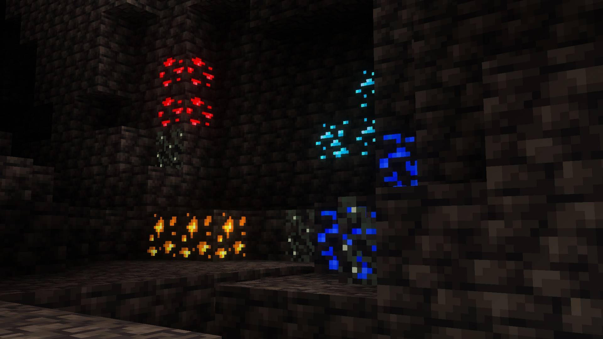 Glowing Ores BEDROCK — screenshot 1