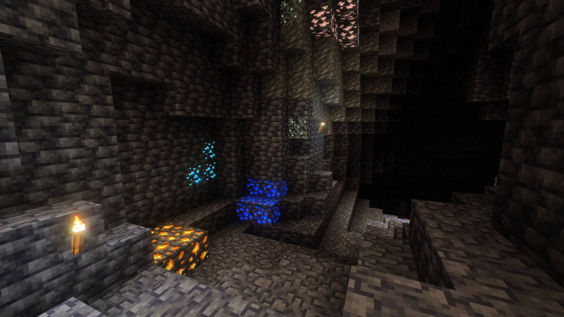 Glowing Ores BEDROCK — screenshot 2