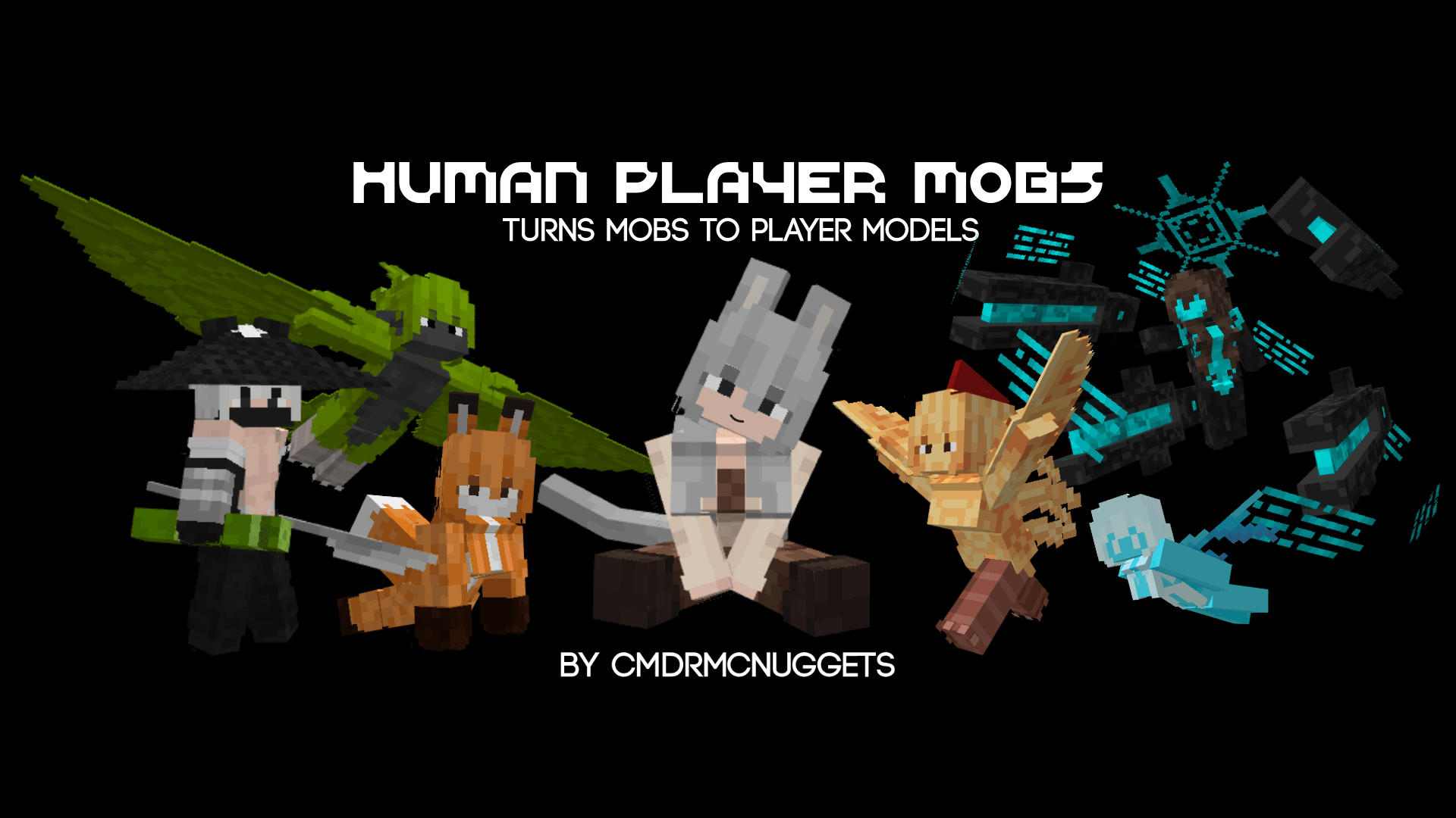 [ Bedrock ] Human Player Mobs X Waifu Husbando Mobs — screenshot 1