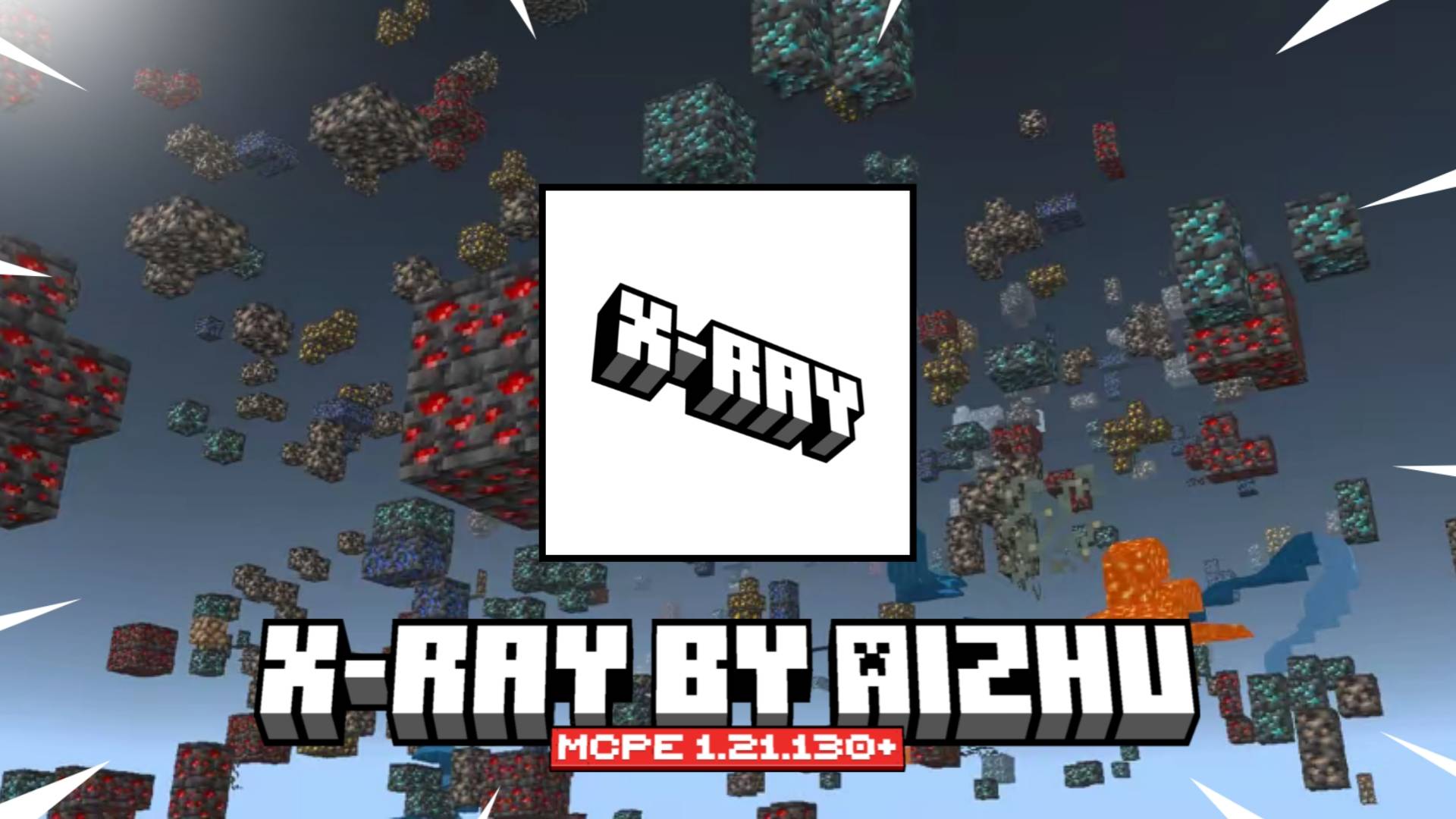 X-ray plus+ — Minecraft Bedrock Texture Pack Download | MCModsHub