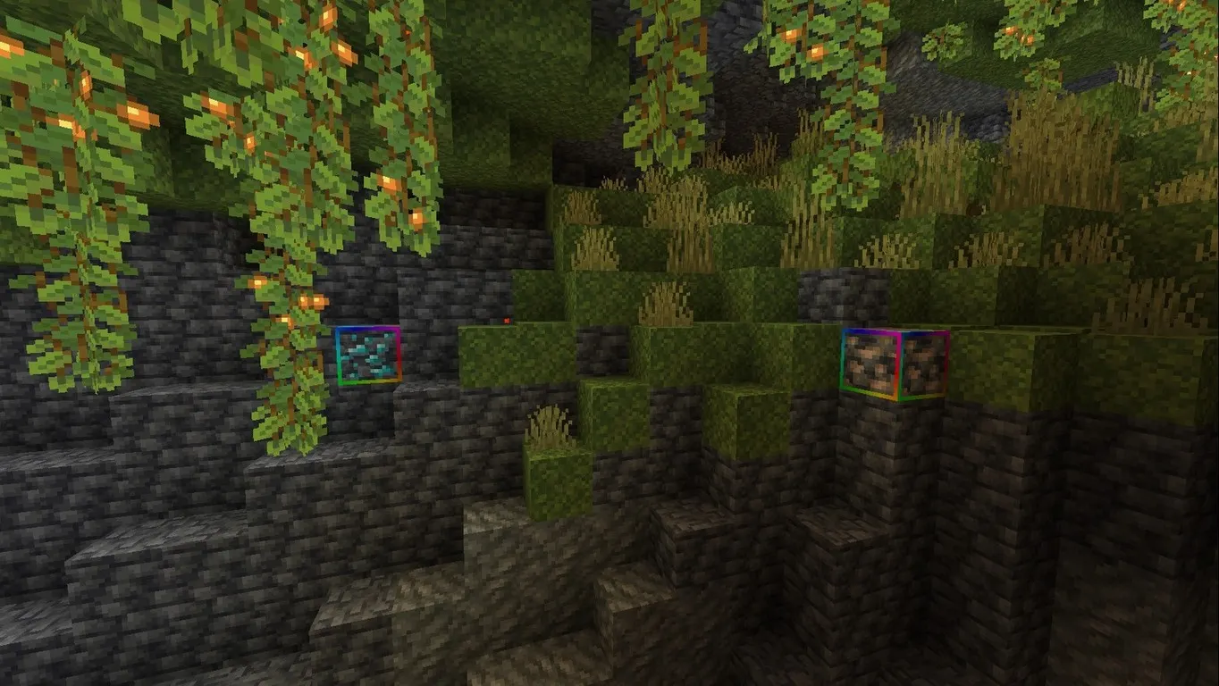 Animated Outlined Ores — Bedrock Edition — screenshot 5
