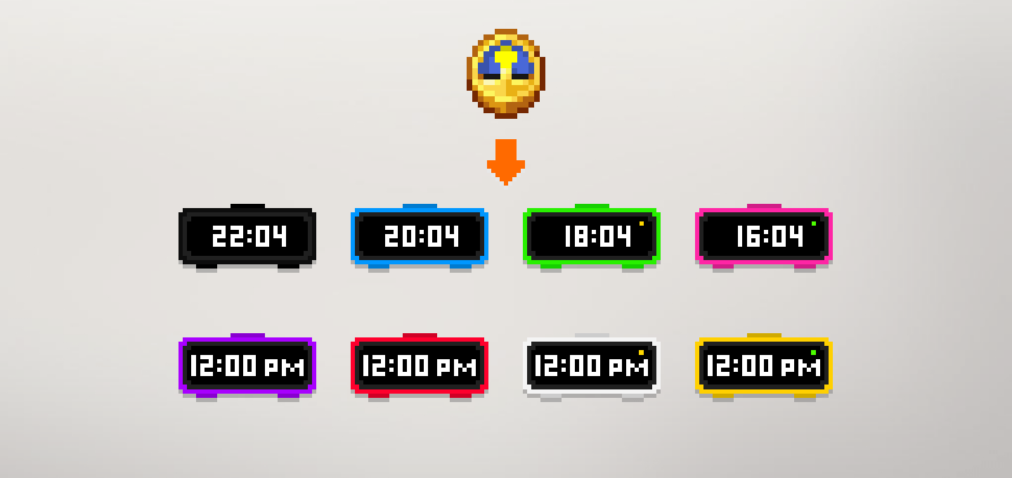Fzul's Digital Clock — screenshot 1