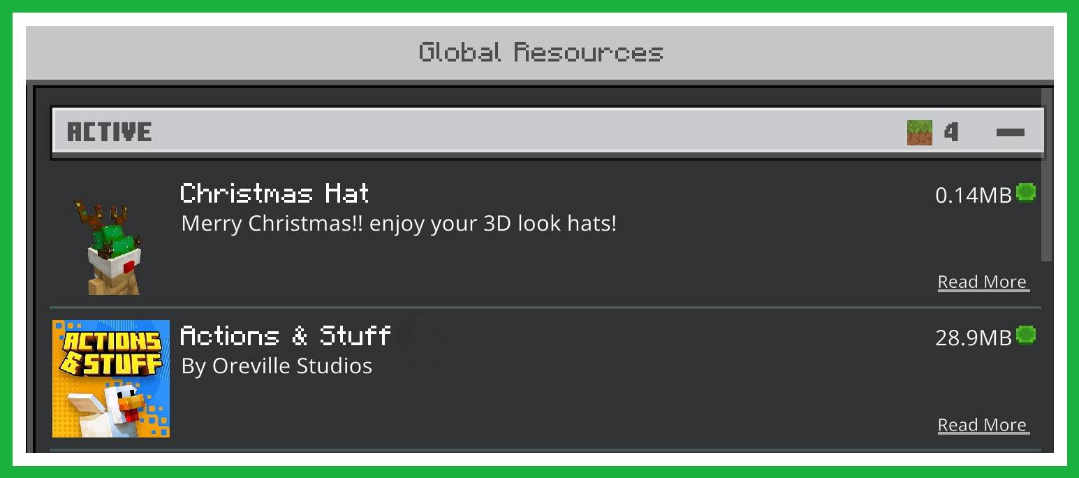 Christmas Hats - Bedrock Resources Pack — screenshot 5