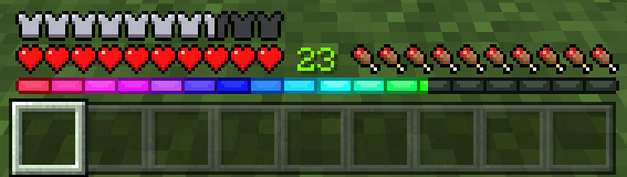 Rainbow XP Bar for Bedrock Edition — screenshot 3