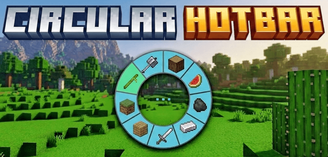 Stylish Circular HotBar | Texture Pack — screenshot 1