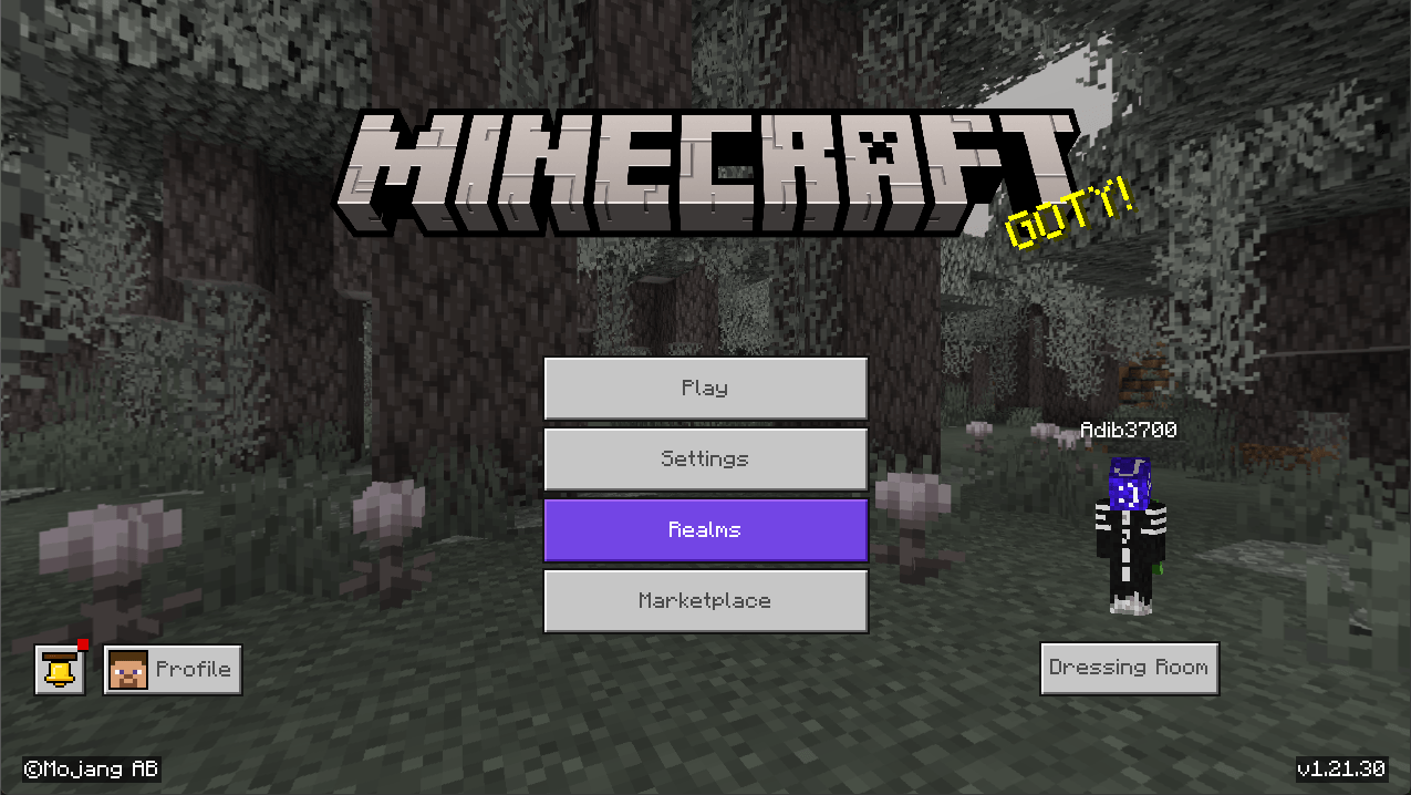 Garden Awakens pale garden panorama (Bedrock Edition) — screenshot 1