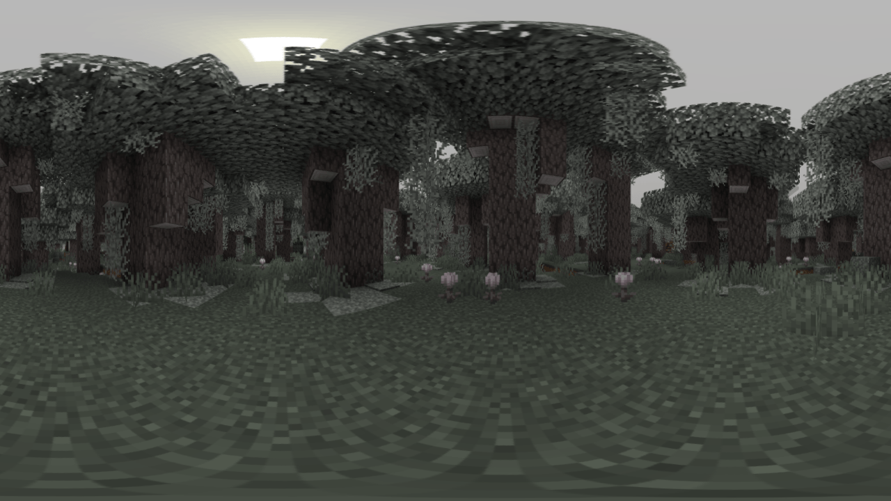 Garden Awakens pale garden panorama (Bedrock Edition) — screenshot 2