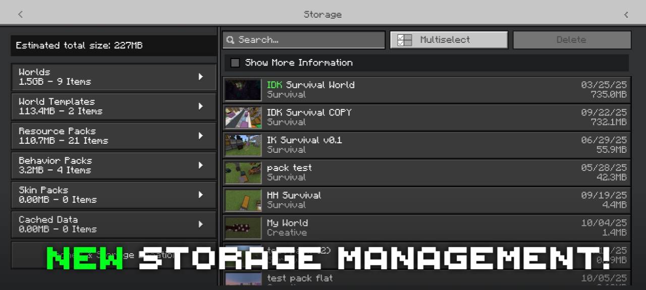 Déesse Storage Management — screenshot 1