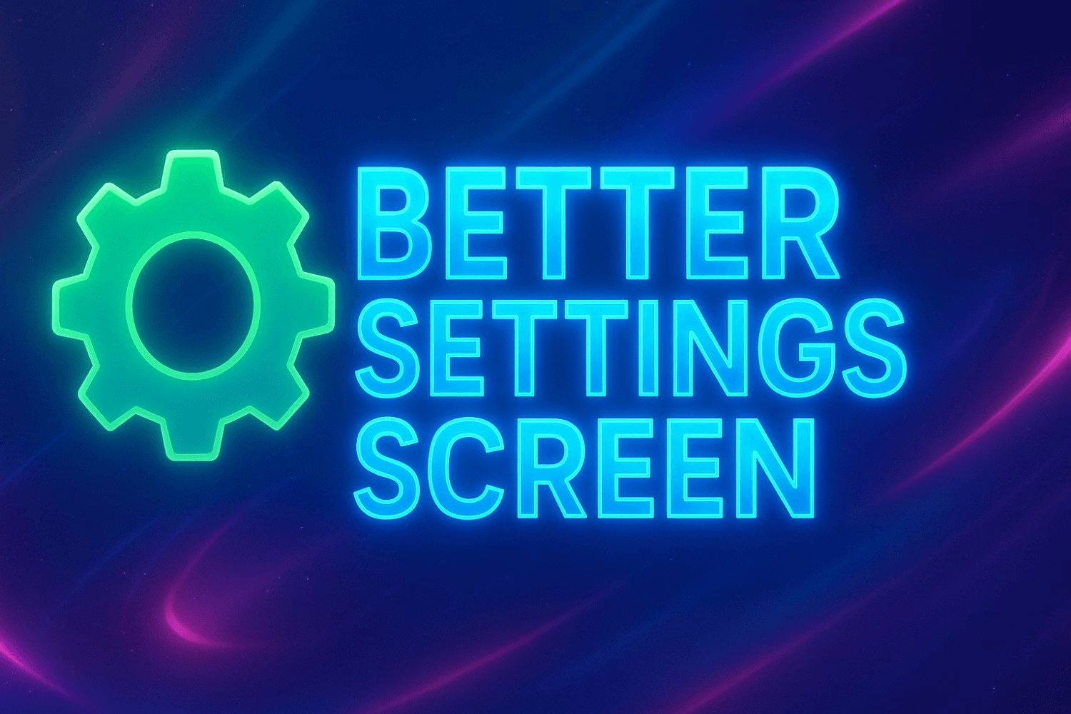 Better Settings Screen — screenshot 1