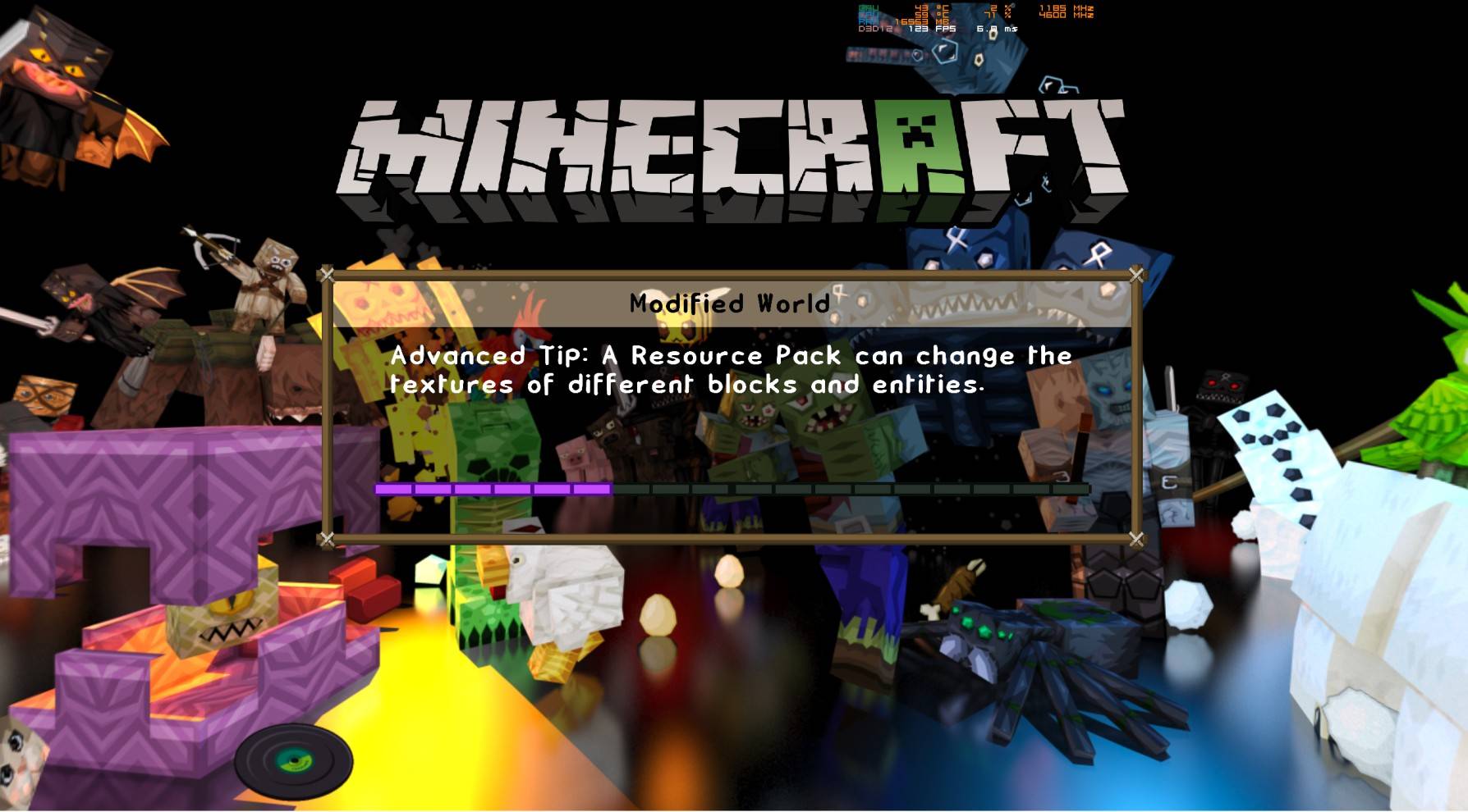 Simple Purple XP Bar — screenshot 1