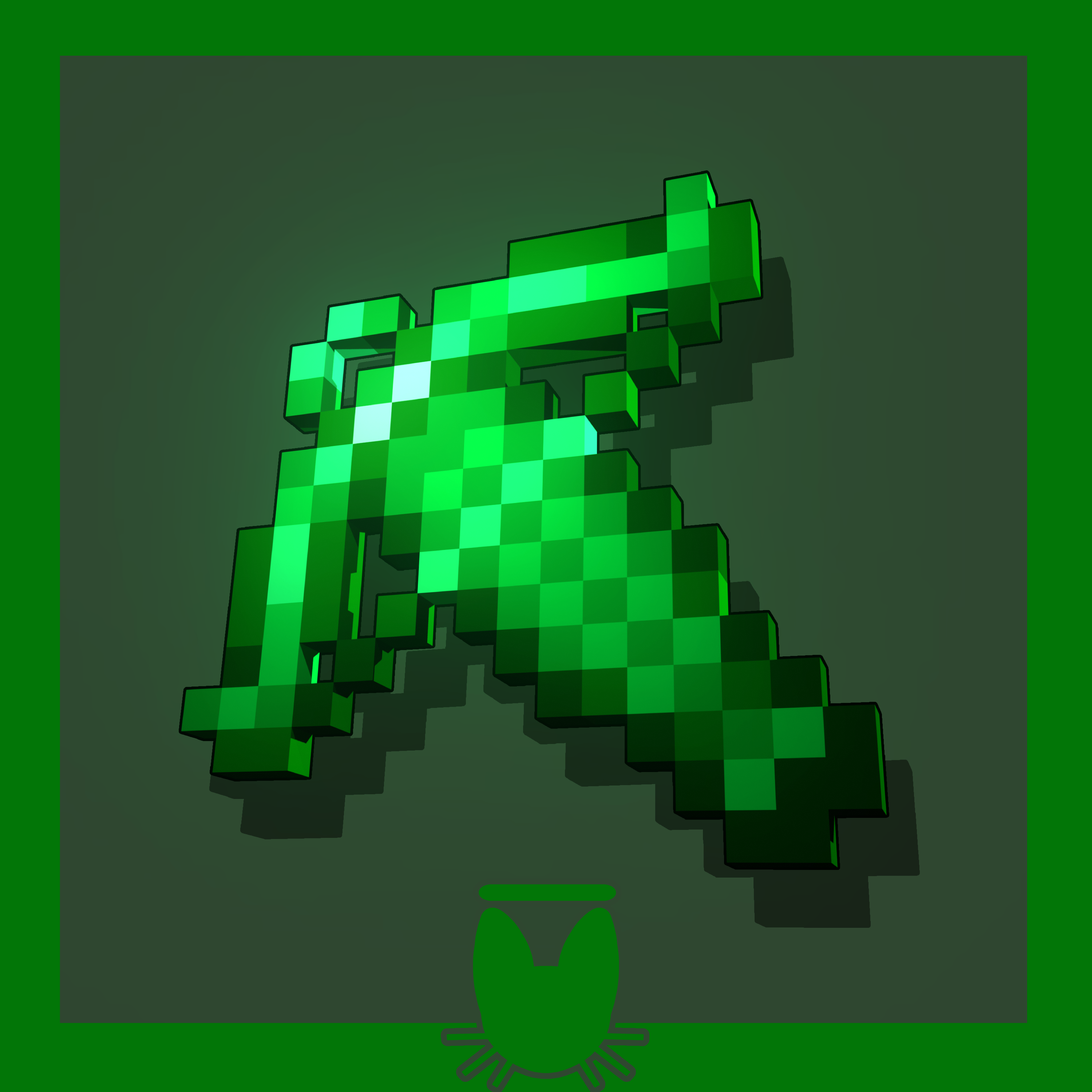 Emerald Bow And Crossbow