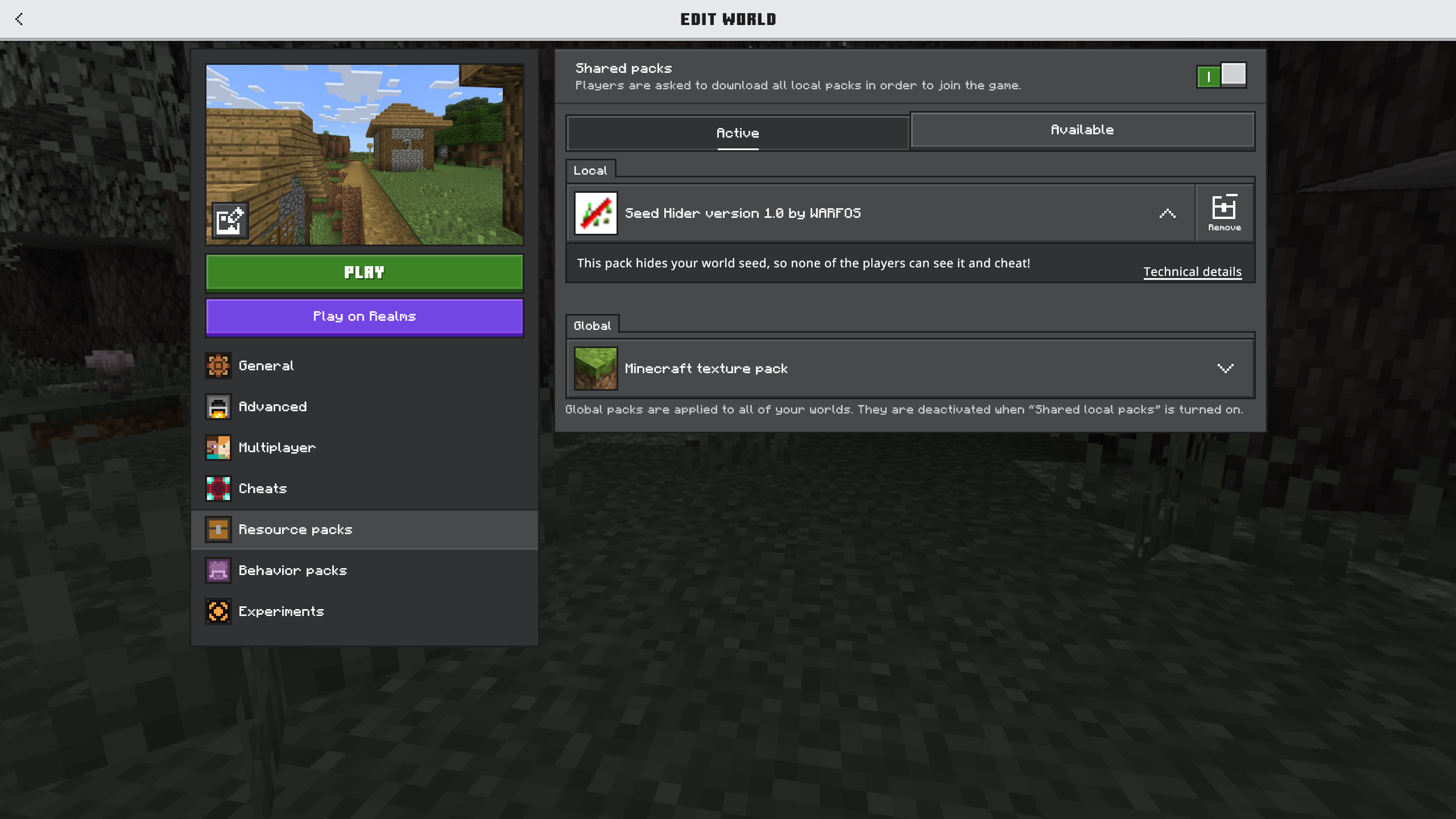 Seed Hider — screenshot 1