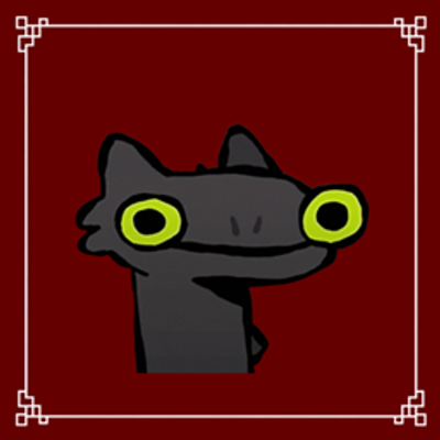 Toothless animated totem