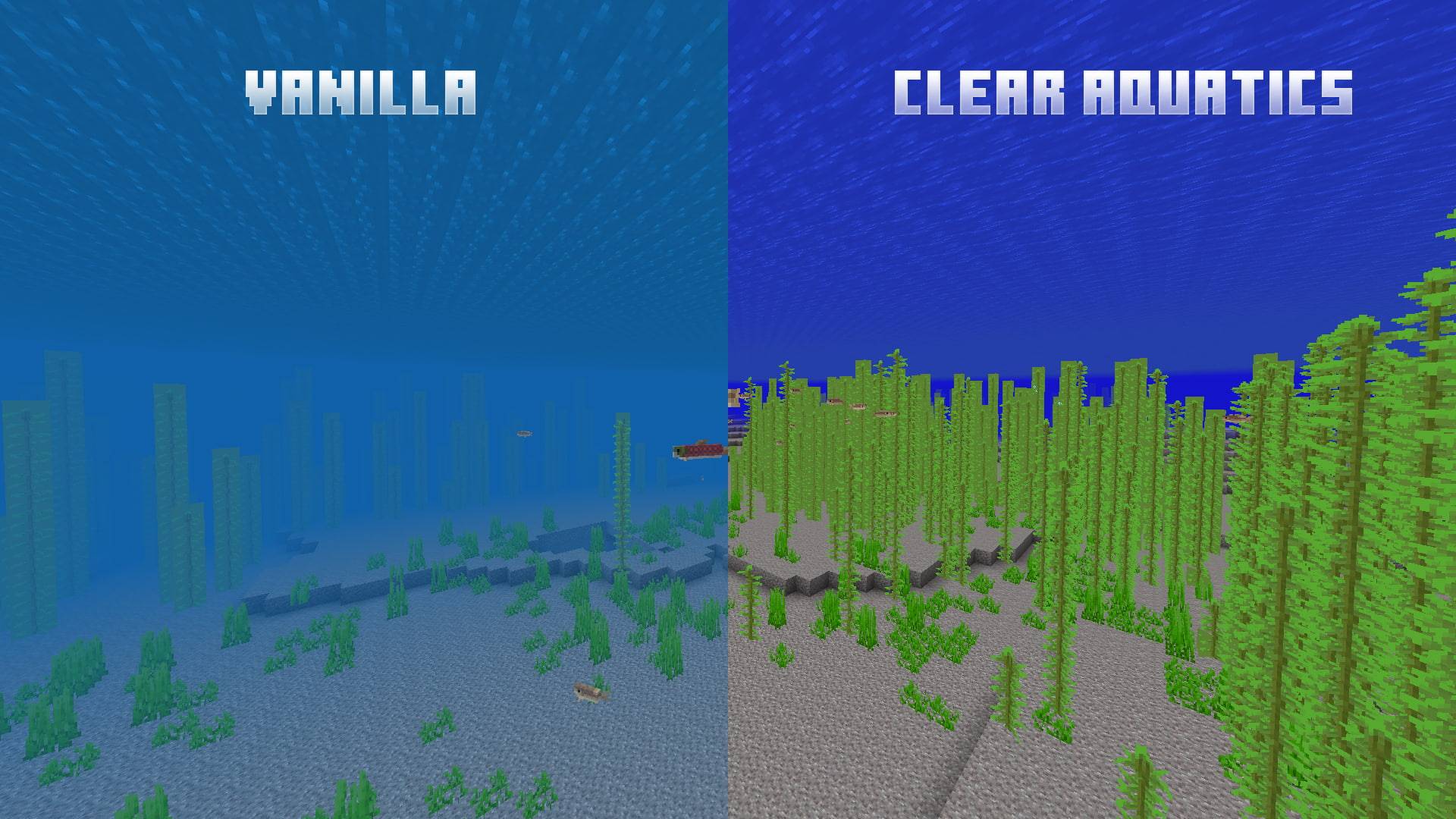 PandaMine's Clear Aquatics | Clear Water + No Water Fog | Fancy + Vibrant Visuals Support — screenshot 3