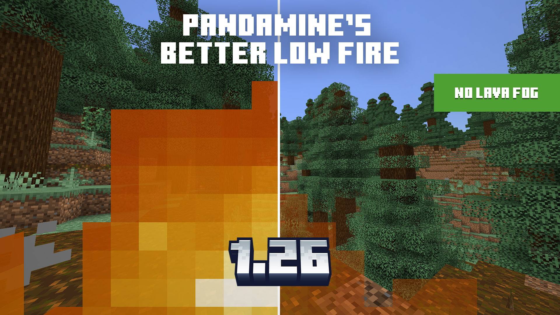 PandaMine's Better Low Fire | Low Fire + No Lava Fog + No Nether Fog — screenshot 1