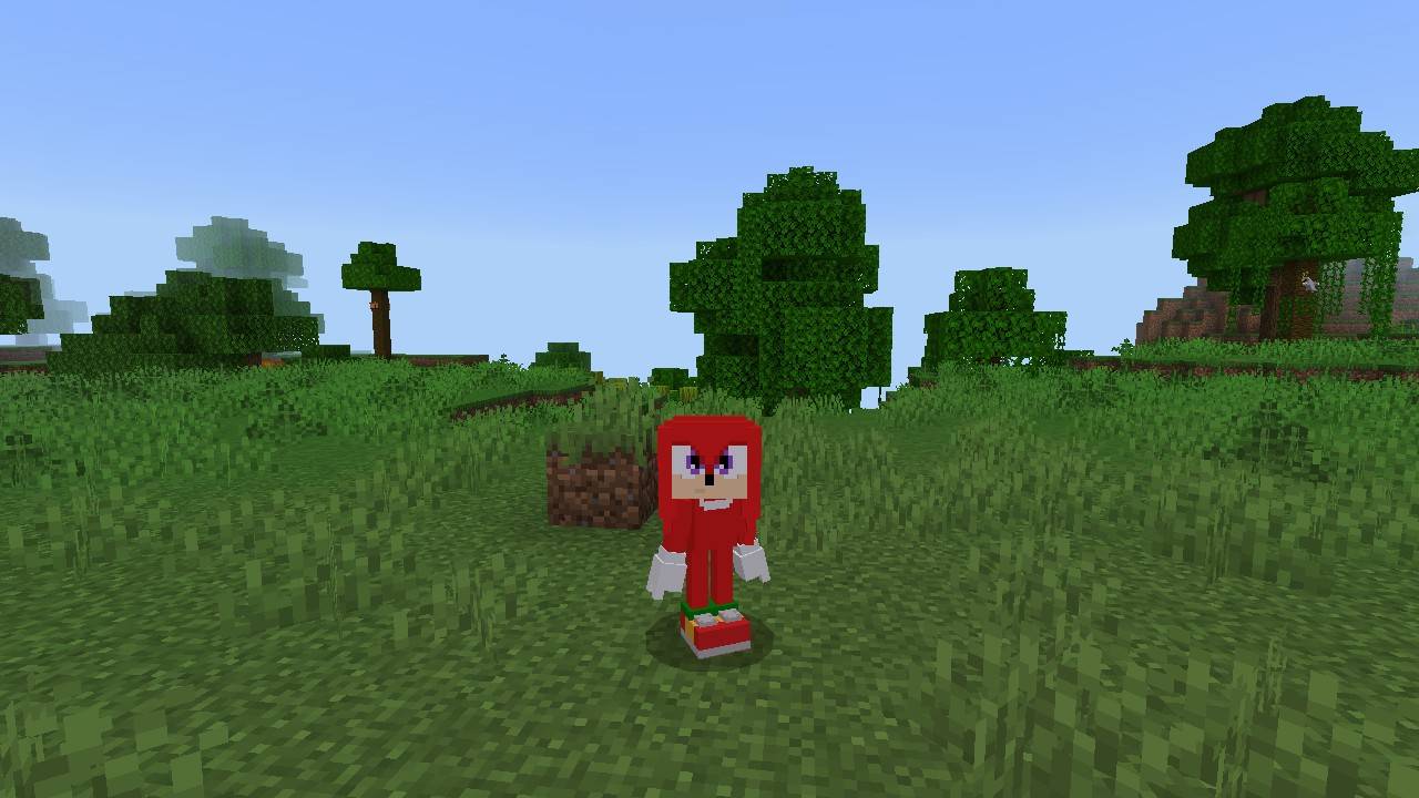 Knuckles the Echidna 4d skin — screenshot 1