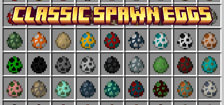 Classic Spawn Eggs — screenshot 1