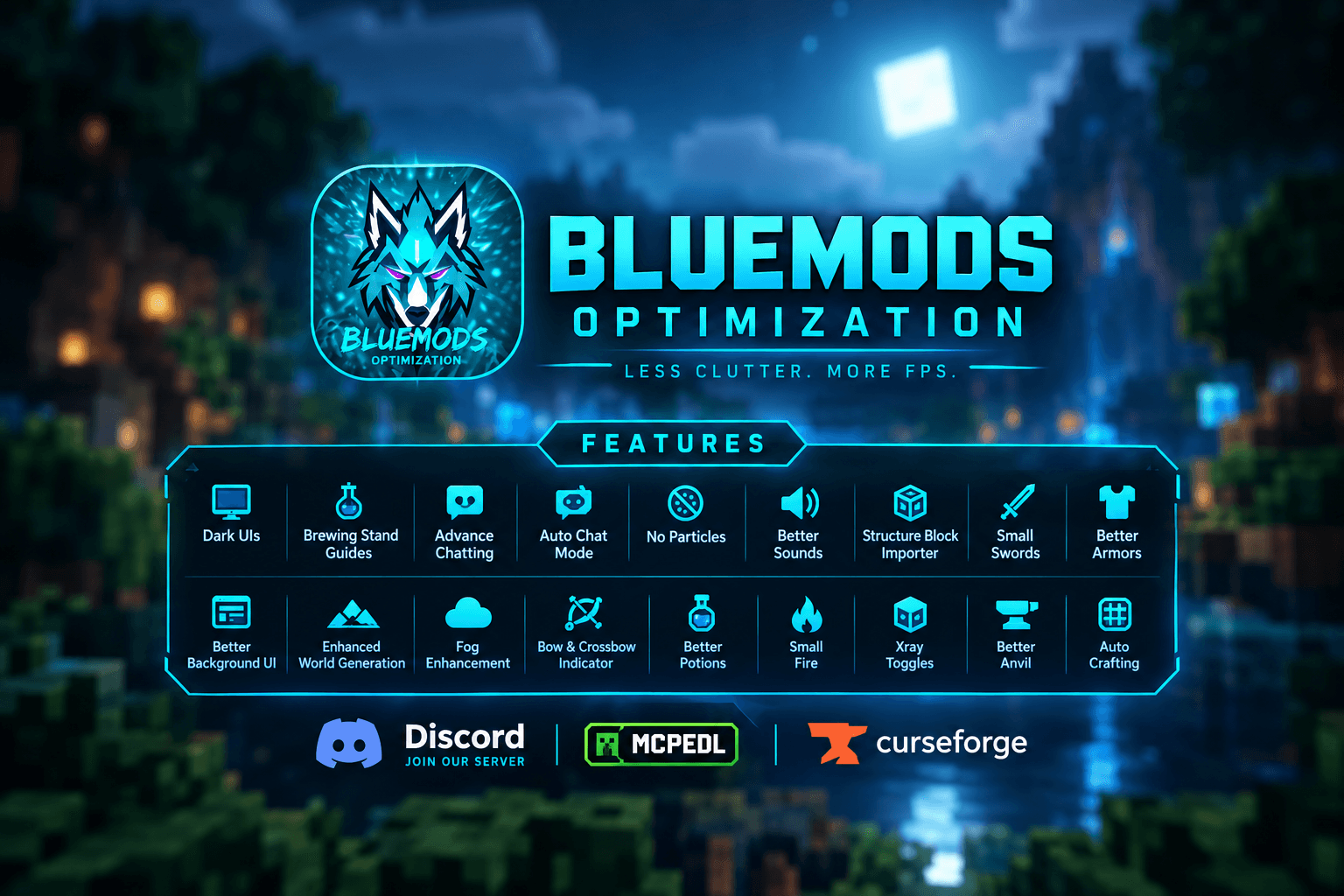 BlueMods Optimization (FPS Booster) — screenshot 1