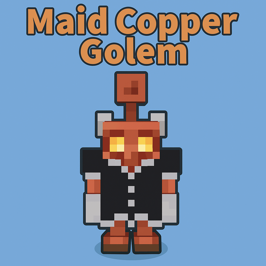 Maid copper golem — screenshot 1