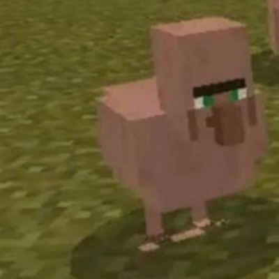 Villager Chicken meme