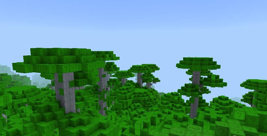 Just One - Minecraft But All Blocks And Items Have The Same Texture — screenshot 5